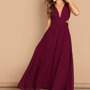 Burgundy Maxi Dress